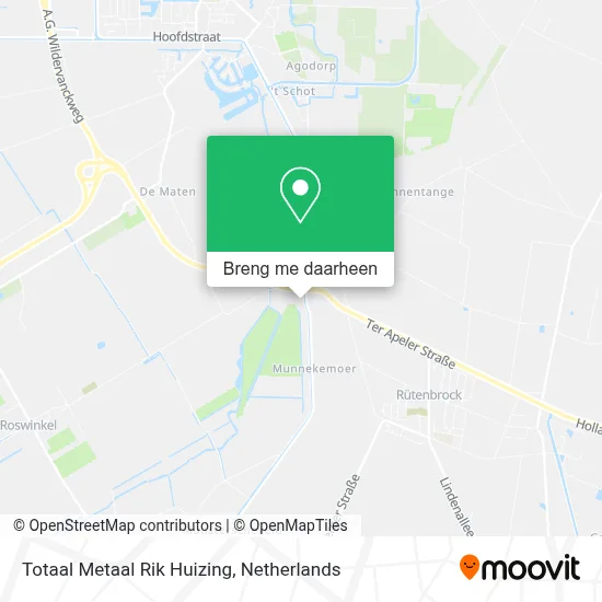 Totaal Metaal Rik Huizing kaart