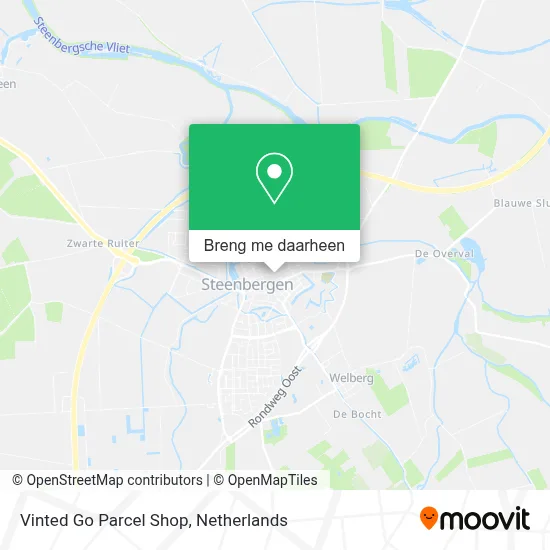 Vinted Go Parcel Shop kaart