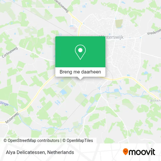 Alya Delicatessen kaart