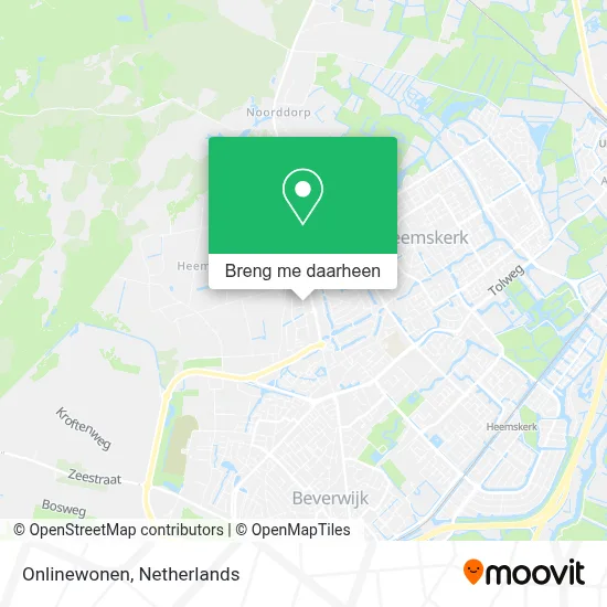 Onlinewonen kaart