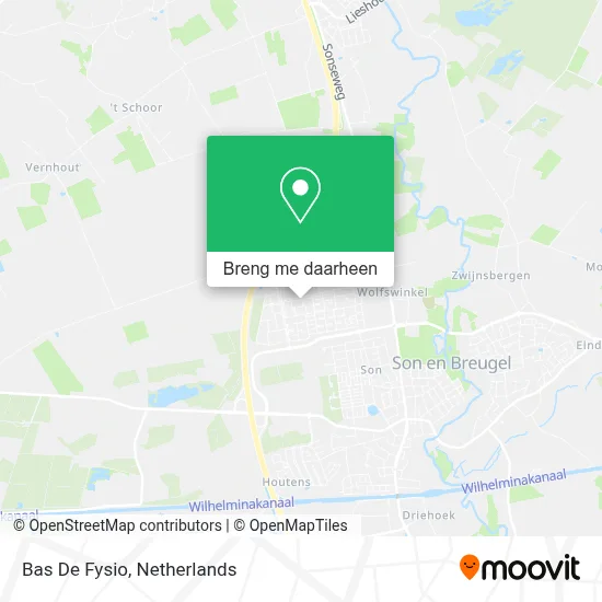 Bas De Fysio kaart