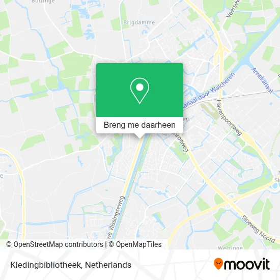 Kledingbibliotheek kaart
