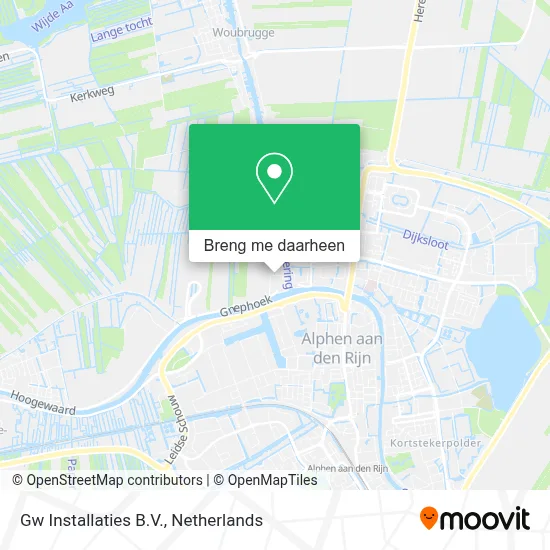 Gw Installaties B.V. kaart