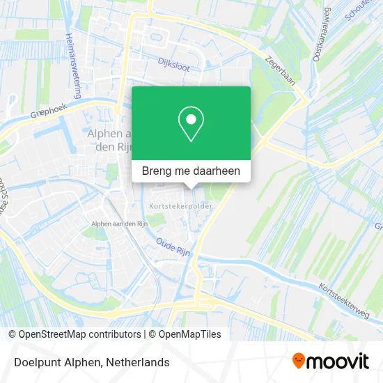 Doelpunt Alphen kaart
