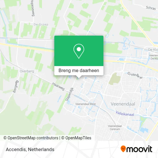 Accendis kaart