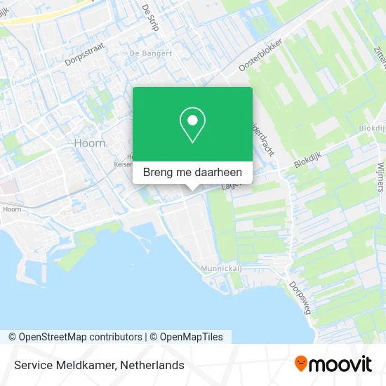 Service Meldkamer kaart