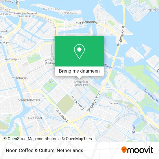 Noon Coffee & Culture kaart