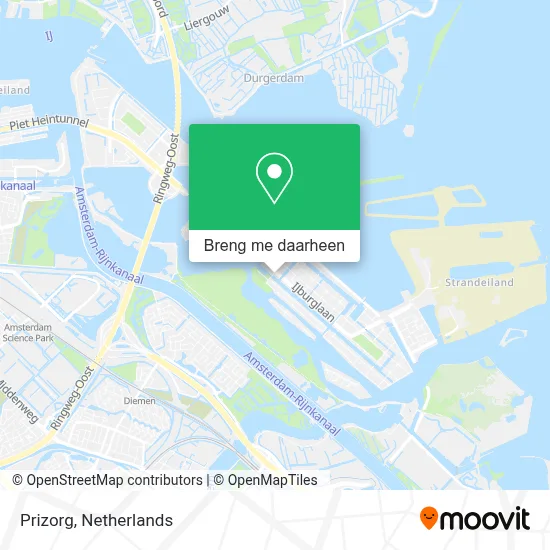 Prizorg kaart