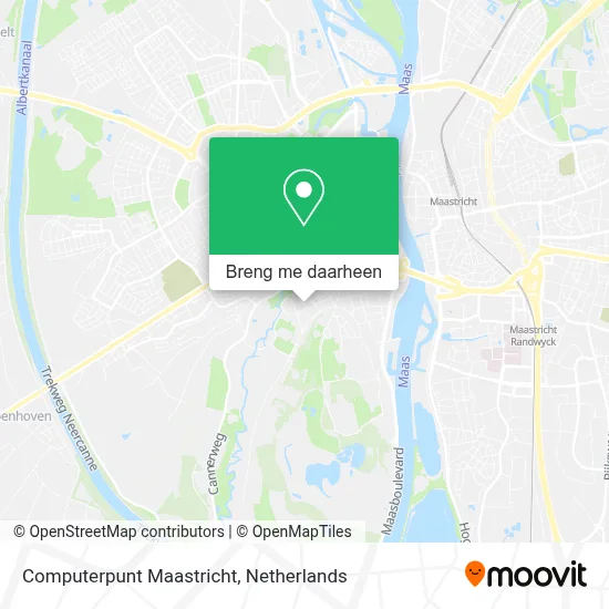 Computerpunt Maastricht kaart