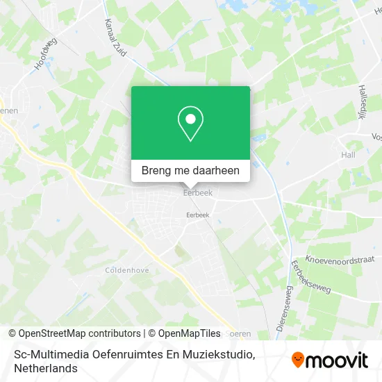 Sc-Multimedia Oefenruimtes En Muziekstudio kaart