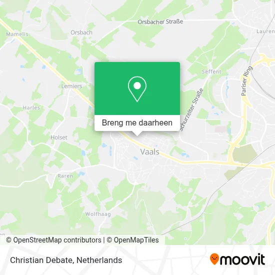 Christian Debate kaart