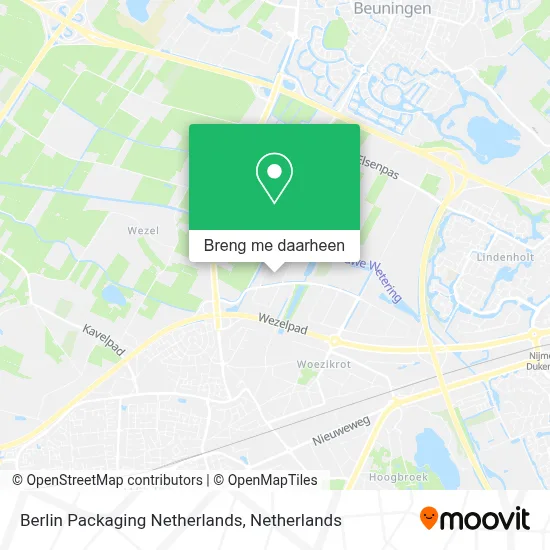 Berlin Packaging Netherlands kaart