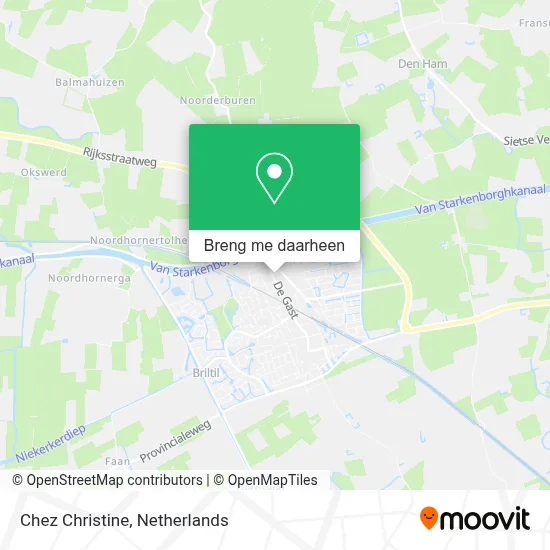 Chez Christine kaart