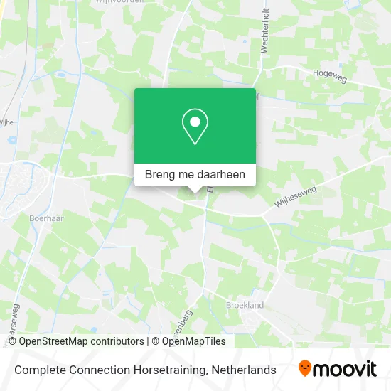 Complete Connection Horsetraining kaart