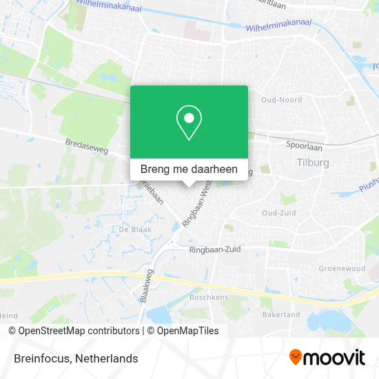 Breinfocus kaart