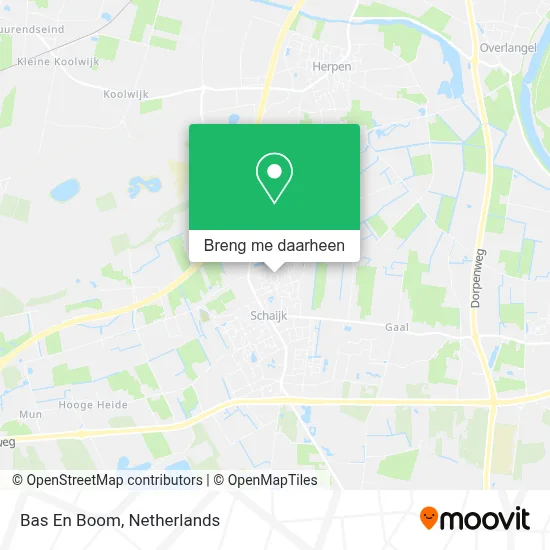 Bas En Boom kaart