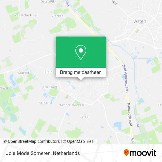 Jola Mode Someren kaart