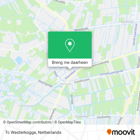 Tc Westerkogge kaart
