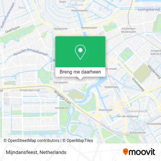Mijndansfeest kaart