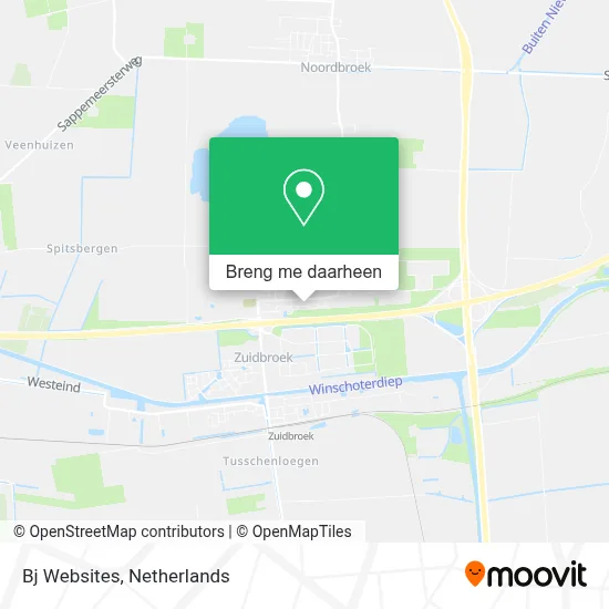 Bj Websites kaart