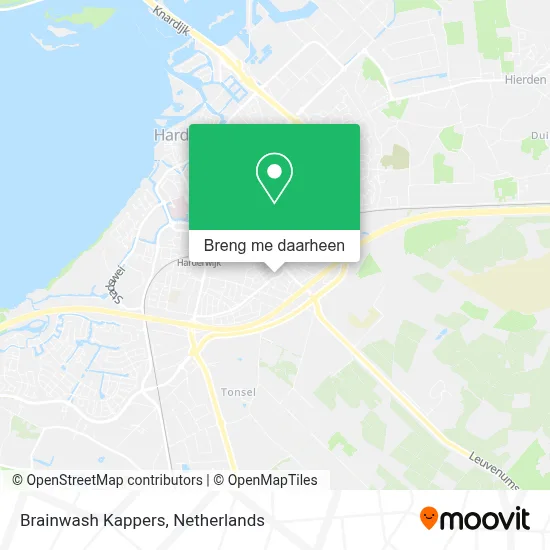 Brainwash Kappers kaart