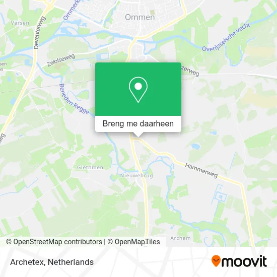 Archetex kaart