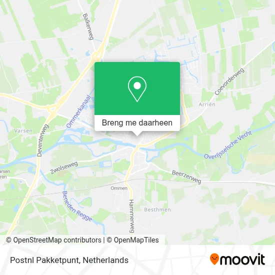 Postnl Pakketpunt kaart