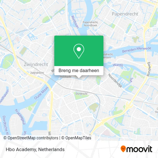 Hbo Academy kaart