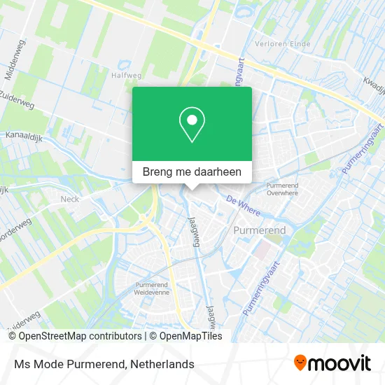 Ms Mode Purmerend kaart