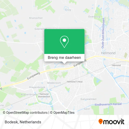 Bodesk kaart
