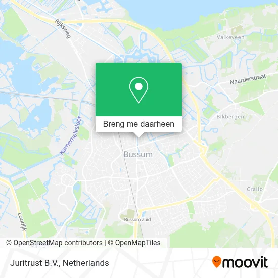 Juritrust B.V. kaart