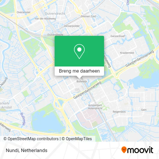 Nundi kaart