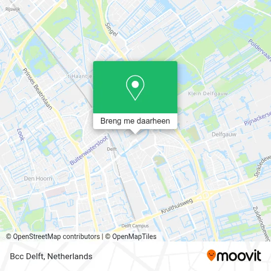 Bcc Delft kaart