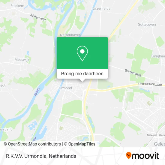 R.K.V.V. Urmondia kaart