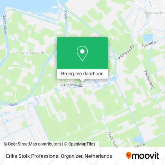 Erika Stolk Professional Organizer kaart