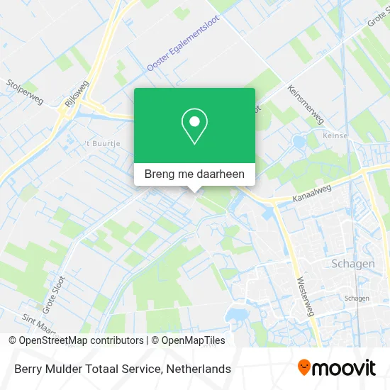Berry Mulder Totaal Service kaart
