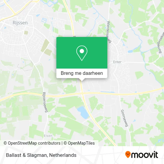 Ballast & Slagman kaart