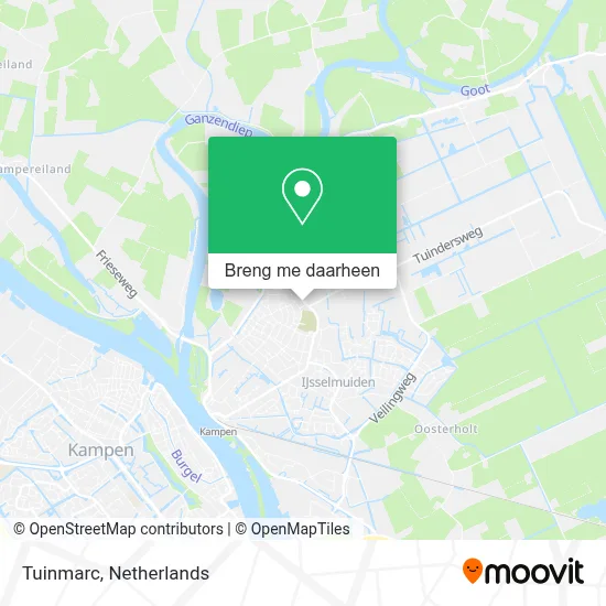 Tuinmarc kaart