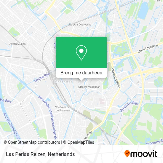 Las Perlas Reizen kaart