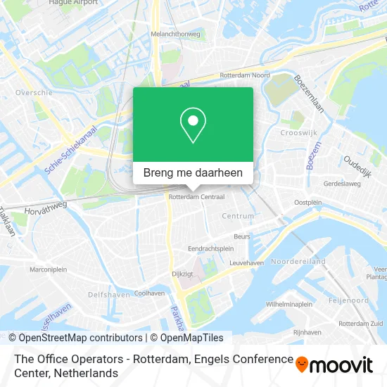 The Office Operators - Rotterdam, Engels Conference Center kaart