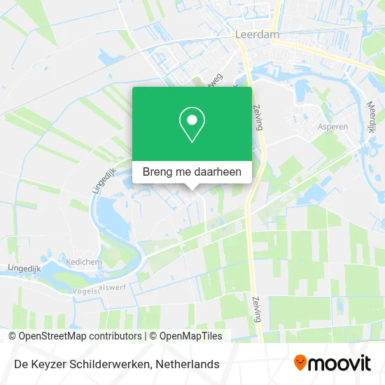 De Keyzer Schilderwerken kaart
