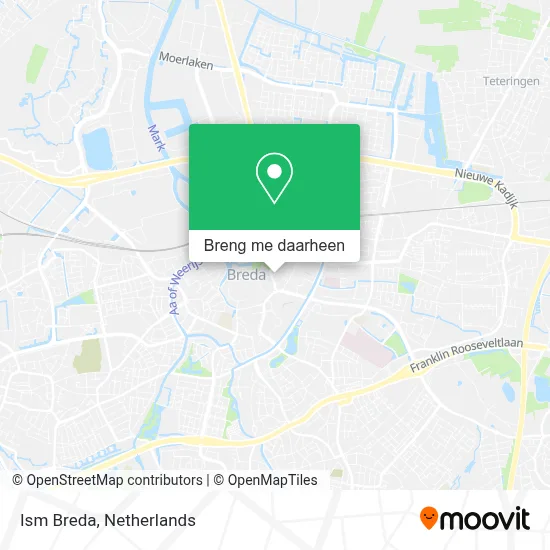 Ism Breda kaart