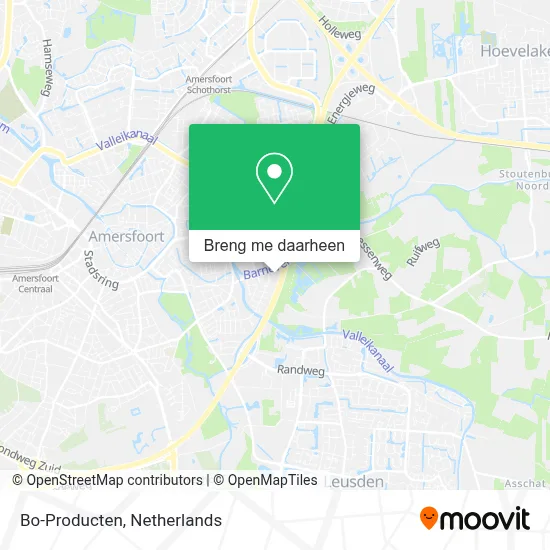 Bo-Producten kaart