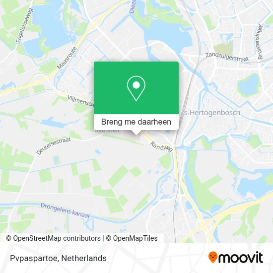 Pvpaspartoe kaart