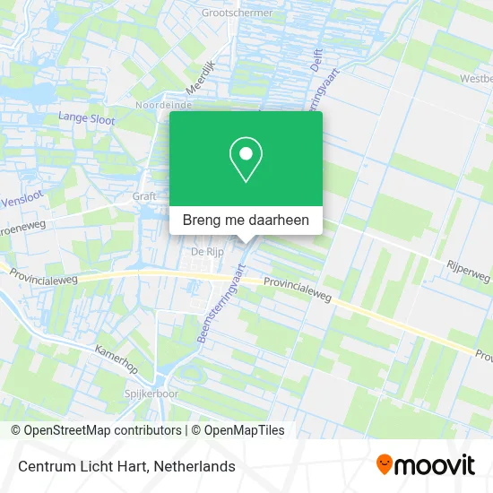 Centrum Licht Hart kaart