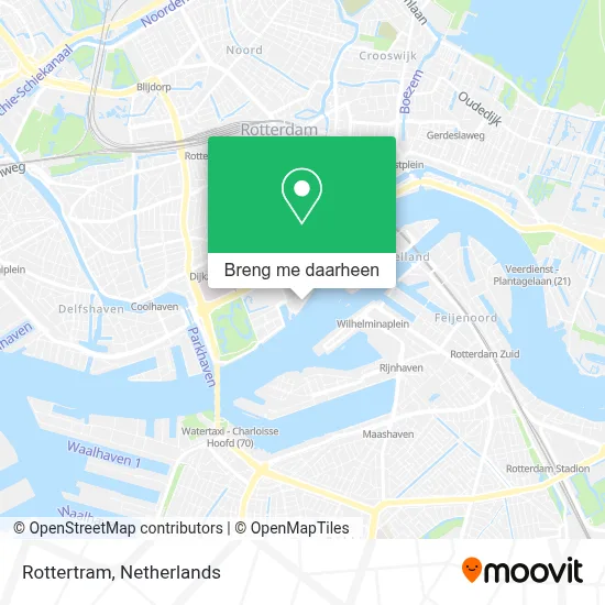 Rottertram kaart