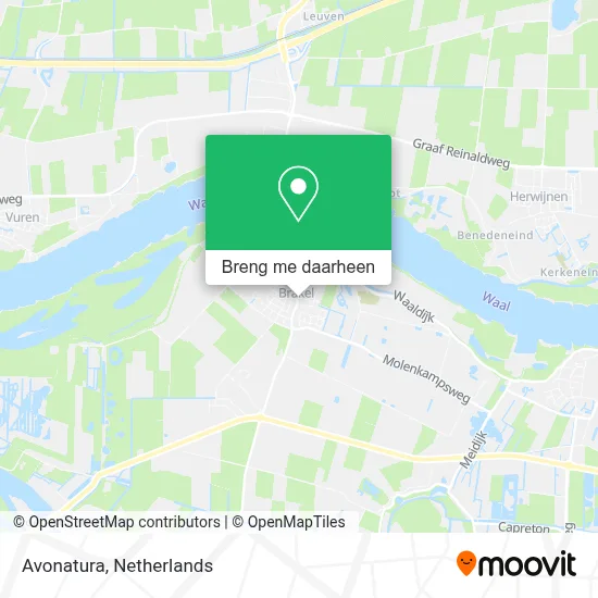 Avonatura kaart