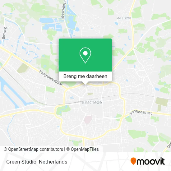 Green Studio kaart