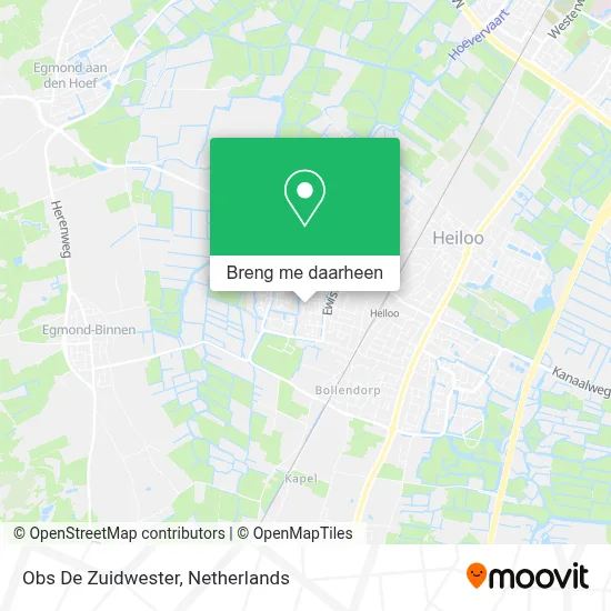 Obs De Zuidwester kaart