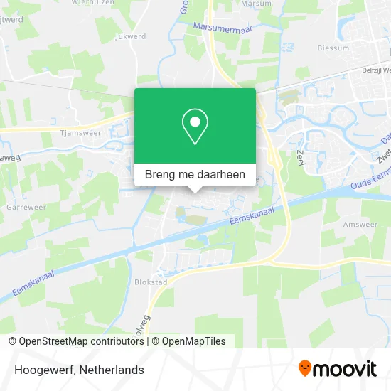 Hoogewerf kaart